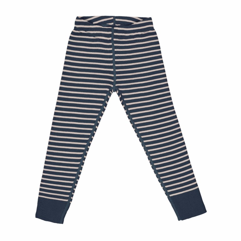 Voksi® Wool Rib Pants Poppy Blue - 11008807-PoppyBlue-74/80-Stripes - 1