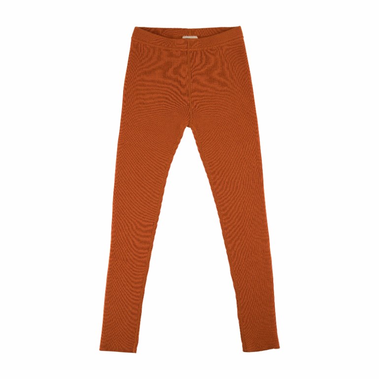 Voksi® Wool Rib Pants Warm Orange - 11008807-WarmOrange-74/80-Std - 1