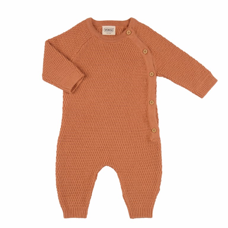 Voksi® Wool Jumpsuit Honeycomb SandStone Peach - 11018878-SandsPeach-50/56-Std - 1