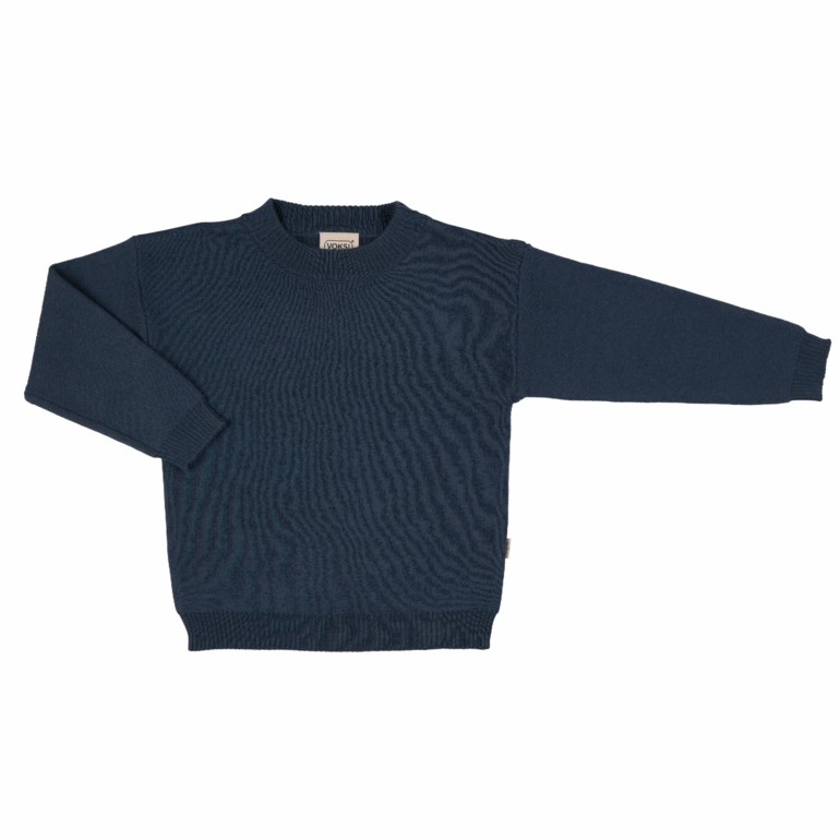 Voksi® Wool Sweater Jacquard Poppy Blue - 11018939-PoppyBlue-74/80-Std - 1